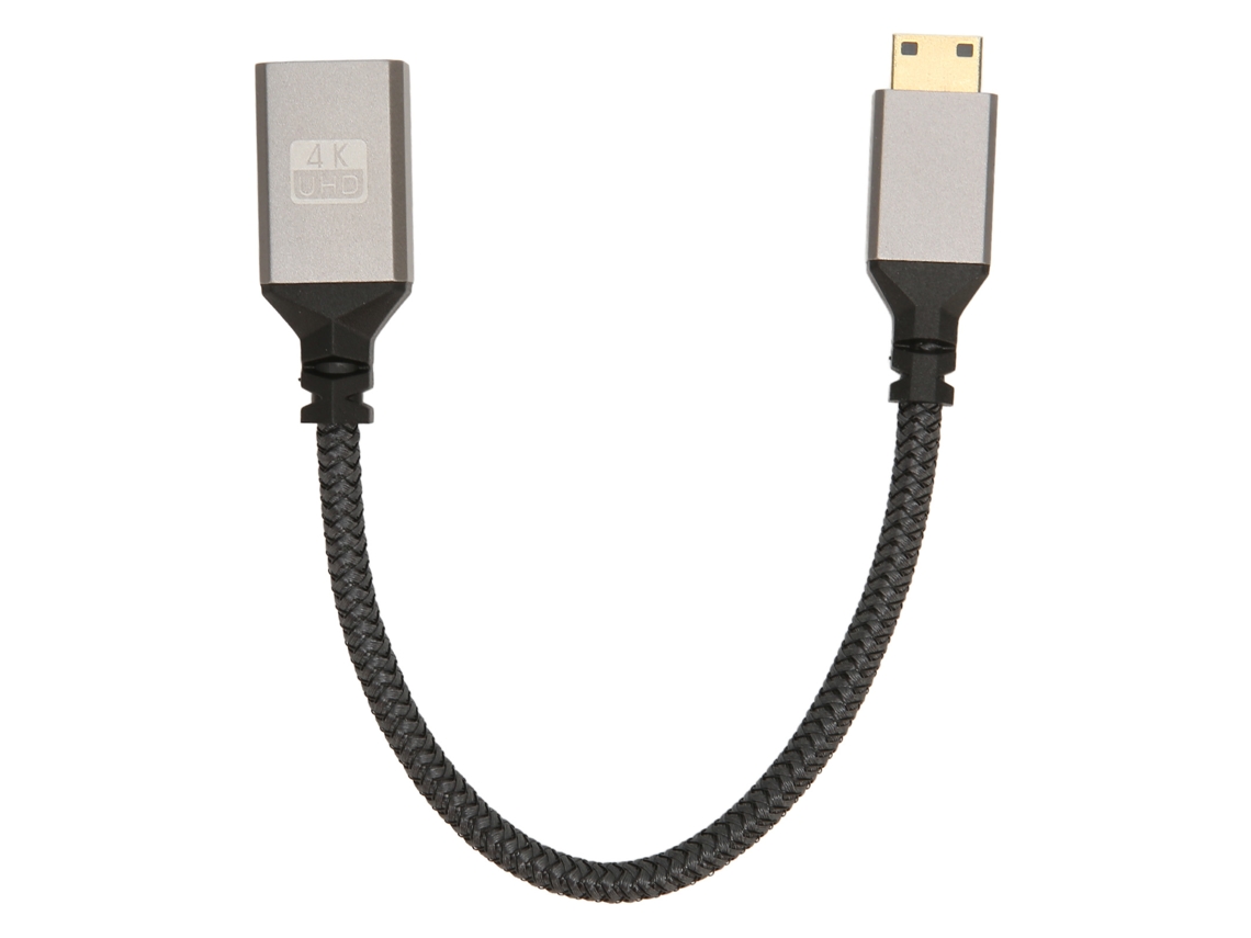 Cable Adaptador De Interfaz Multimedia Hd 4k De Alta Velocidad A 60 Hz, Mini Macho A Hembra, 0,2 M