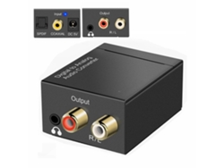 Convertidor De Audio Toslink RCA Digital/RCA Analógico Jack PRO K