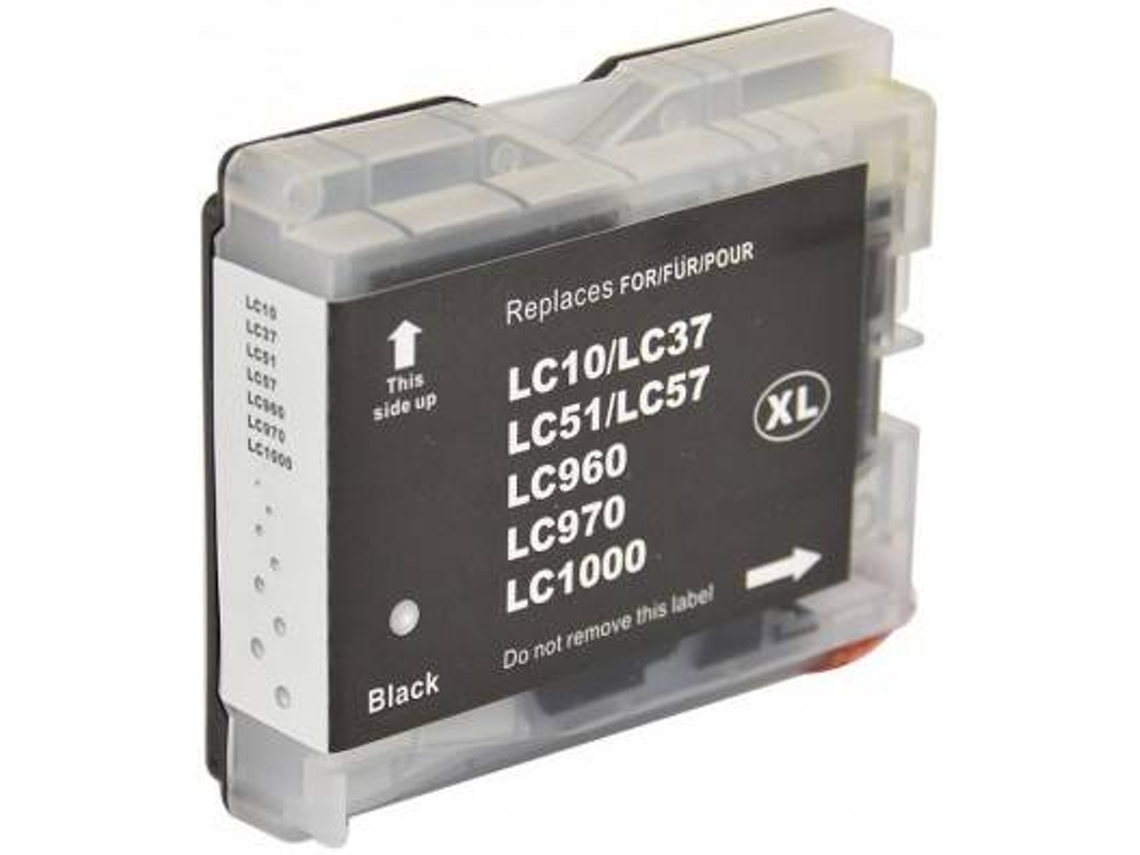 Cartucho para Brother lc970/lc1000 Negro (lc970bk/lc1000bk)