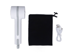Ventilador Portátil Com Resfriamento Por Semicondutor Usb Recarregável Com Função De Compressão Fria Branco