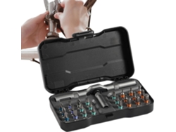 Juego Destornilladores Carraca Juego Destornilladores Reparación Compacto Mango Electrodomésticos, Portátiles
