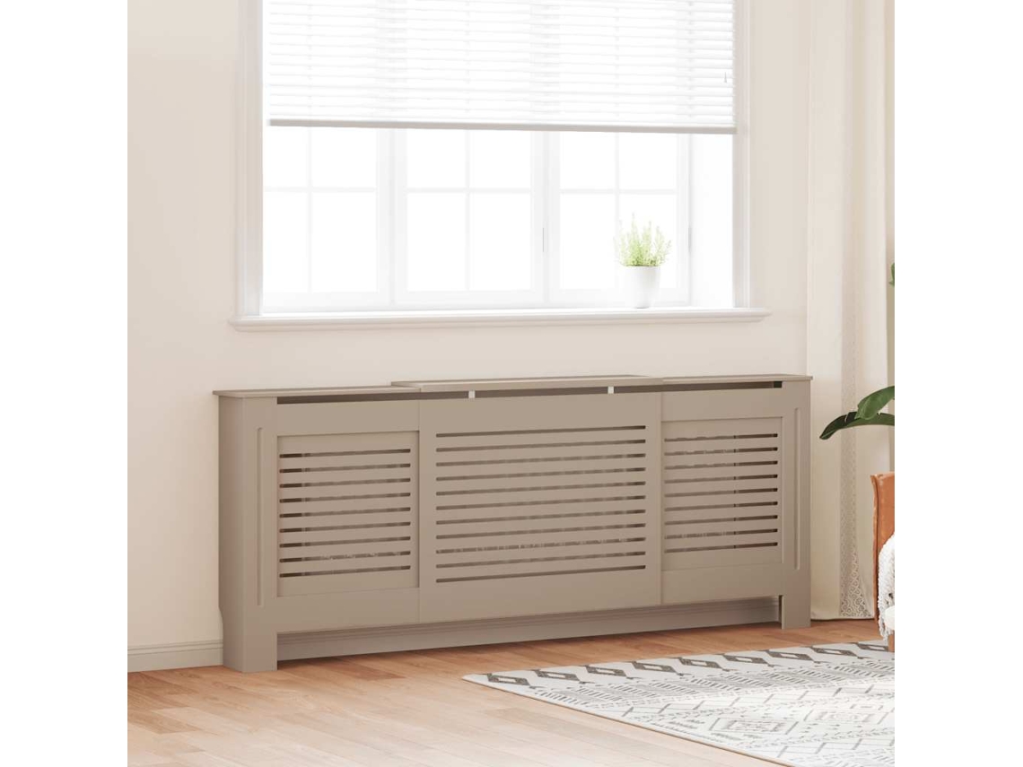 Cubierta de radiador de MDF de 205 cm, DKD HOME DECOR