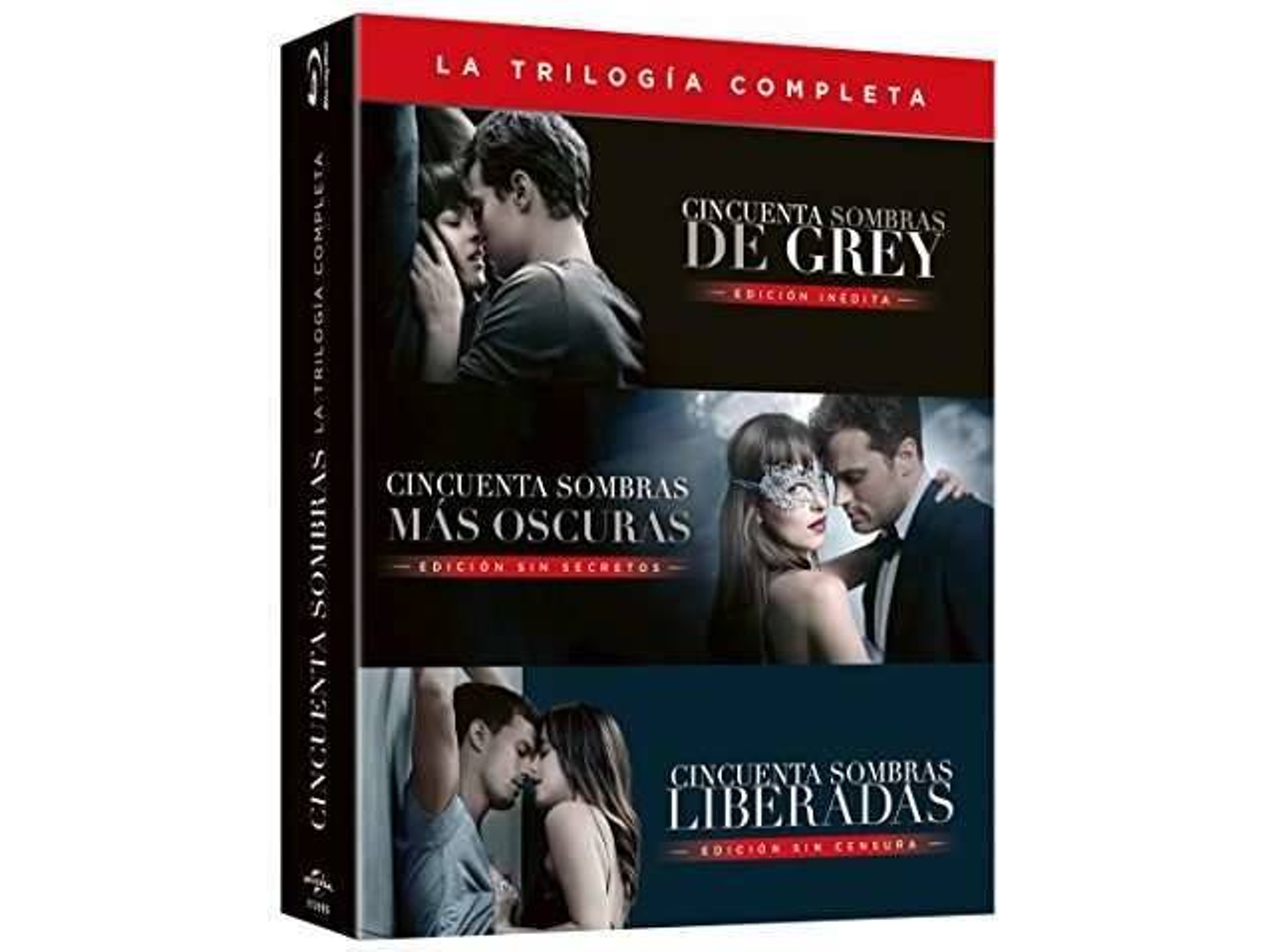 Blu-Ray Cincuenta Sombras De Grey - Películas 1-3