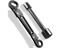 Llave de ángulo portátil y eficiente para fontanería
