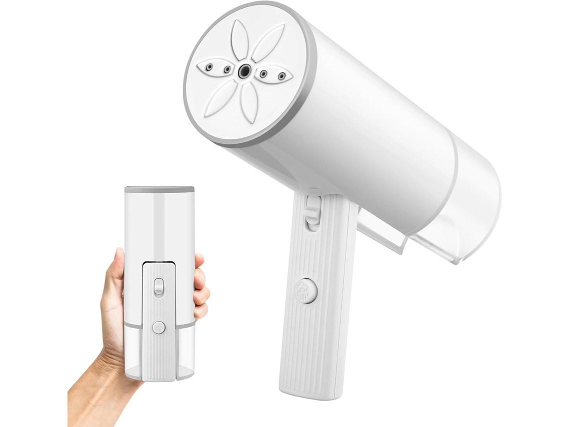 Plancha de ropa plegable 2 en 1, vaporizador portátil de viaje, calentamiento rápido en 20 segundos, Gertiz