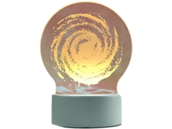 Luz Noturna 3D Con Batería Usb - Luz Amarela Quente - Galaxy JEIIBRZUI