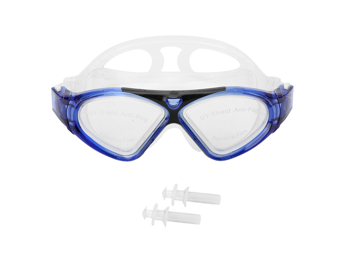 Gafas De Natación Para Adultos, Montura Grande, Profesionales, Antivaho, Para Natación, Snorkel Y Deportes (azul, Talla Única).