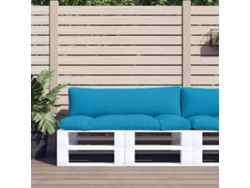 Cojines de palé (2 unidades), tela azul claro, Dkd Home Decor