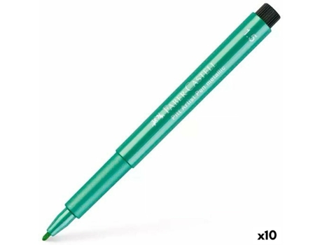 Rotuladores FABER-CASTELL pitt artist metalizado verde 10 unidades