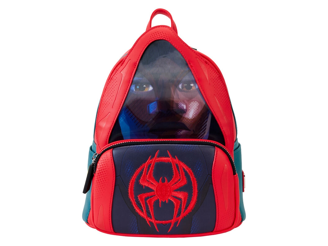 Mochila B.active de 26 cm con capucha de Miles Morales de Marvel Spider-verse de Loungefly