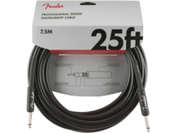 Cable para Instrumentos FENDER Professional Series Jack/Jack Black (7,5 m)