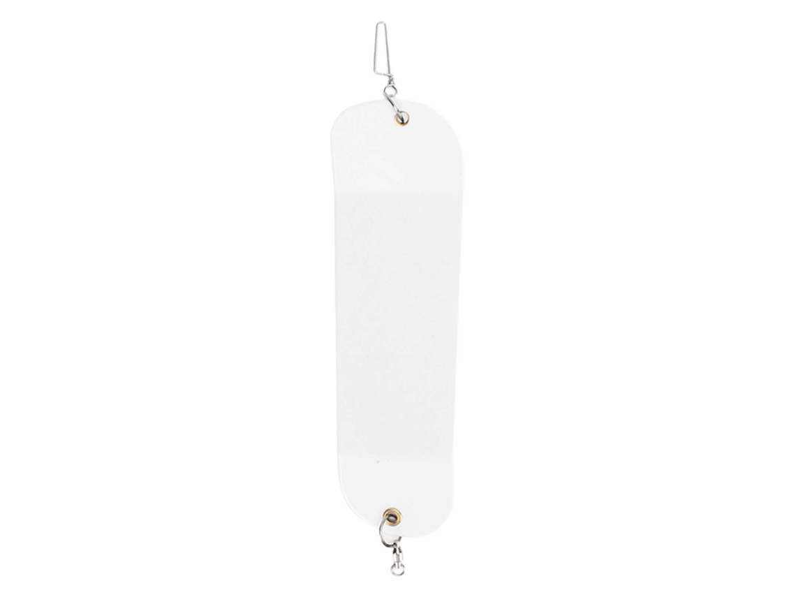 Danu26-flasher De Pesca Plástico Submarino Para Trolling En Agua Salada Y Dulce, Herramienta De Pesca Blanca