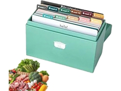 Bloc De Notas Para Planificación De Comidas, Organizador De Tarjetas De Recetas