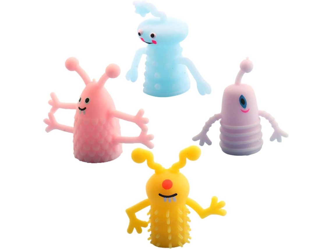 Fantoches de Dedo Monstro Borracha Que Brilham no Escuro para Lembrancinhas Festas Infantis Brinquedos Divertidos Show Marionetes
