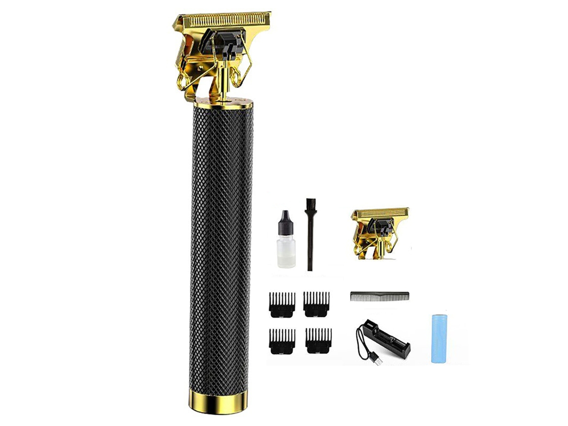 Maquina De Corte De Pelo Eléctrica Recargable Usb Tijera De Afeitado Trimmer Kit Para Salón