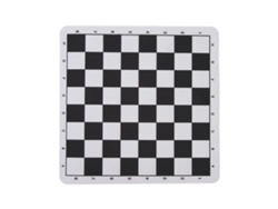 2026-tablero De Ajedrez De Cuero Pu 24x23.6cm Resistente Al Rasgado Lavable Alfombrilla De Ratón Portátil