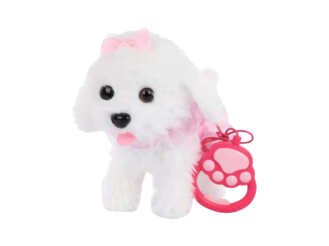 Cachorrinho De Pelúcia Com Controle Remoto: Anda, Late E Balança O Rabo. Brinquedo Educativo, Ótimo Presente Para Meninas De 3 Anos Ou Mais.