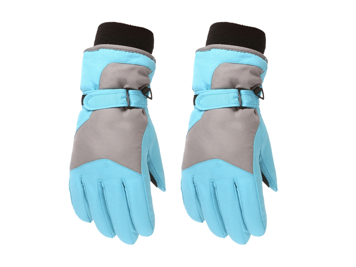 Guantes de esquí para niños, guantes de nieve, guantes de invierno resistentes al viento, impermeables y antideslizantes.