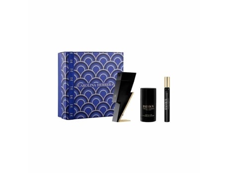 CAROLINA HERRERA Bad Boy Eau de Toilette Spray 100Ml Set 3 Peças
