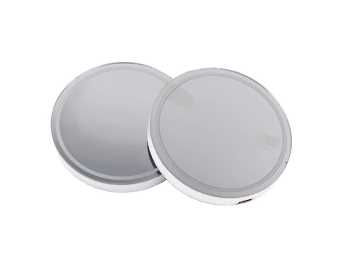 HYMNORA Posavasos con luz LED - Base luminosa antideslizante para coche (2 unidades)