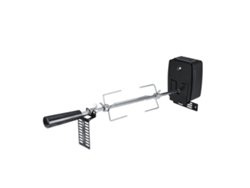 Kit de asador universal para barbacoa (motor eléctrico, parrilla de acero inoxidable)