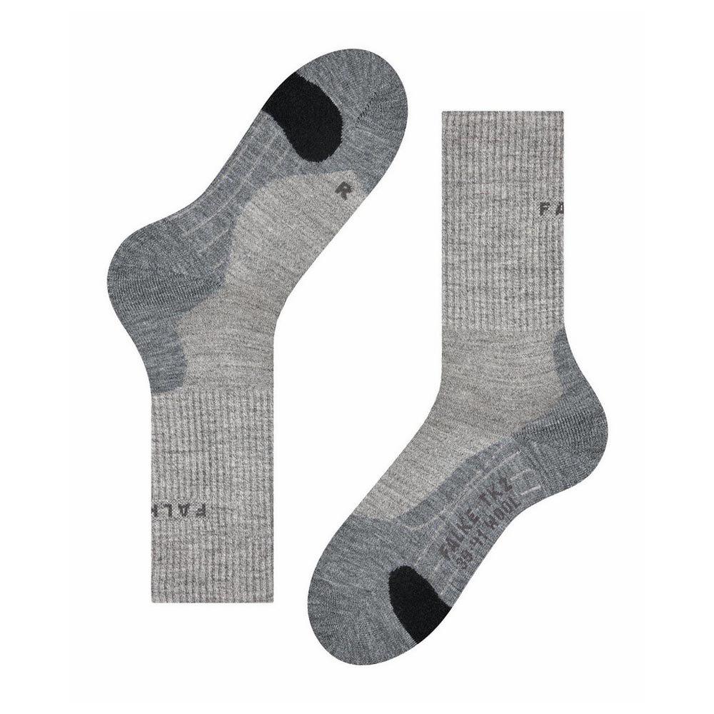 Calcetines Para Hombre falke tk2 wool gris montaña eu 39 41