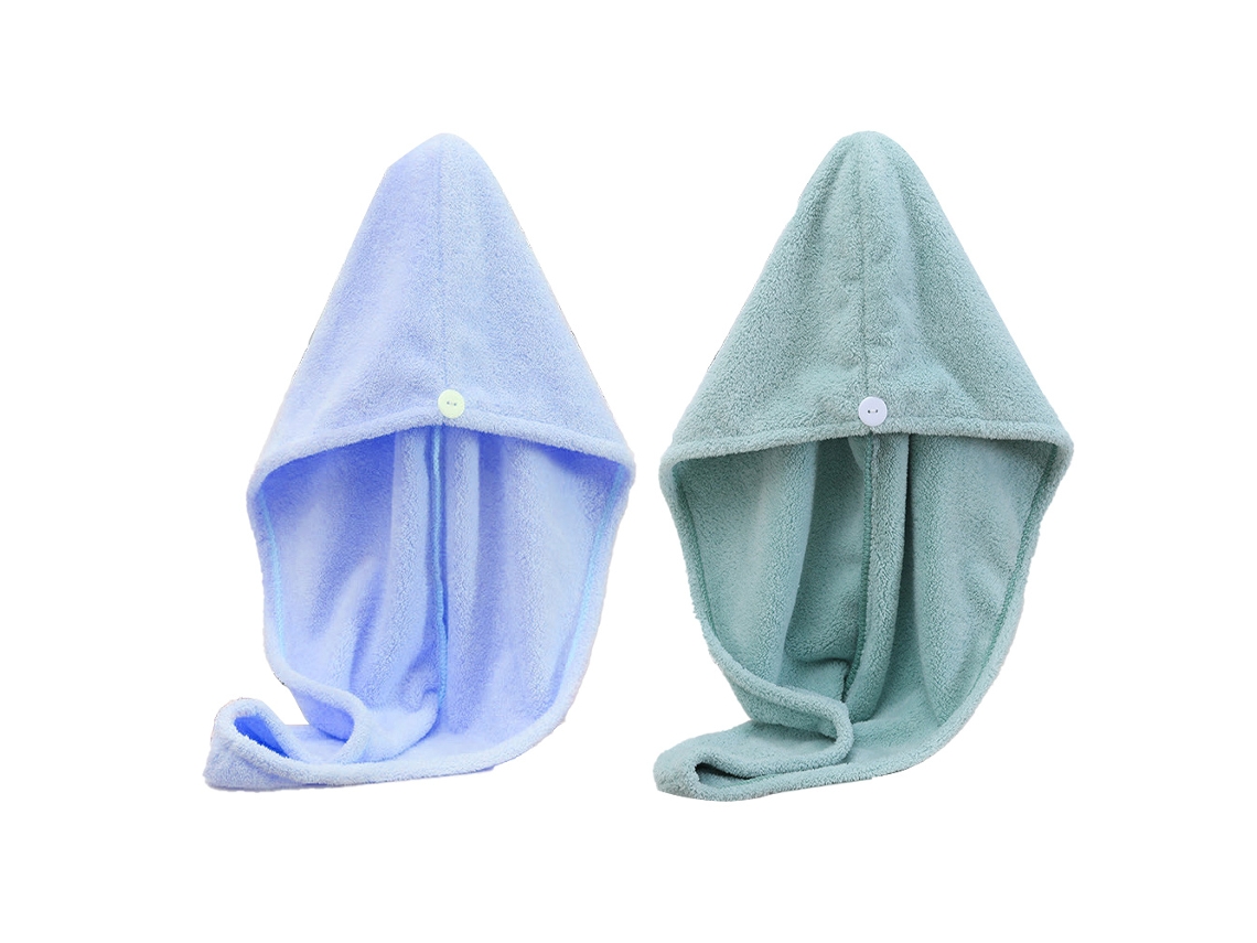Conjunto de Toalla KOFIHETY Mágicas Secado Rápido Verde - 2pcs (Talla Única)