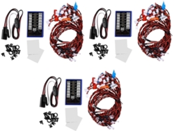 Kit De Luces Estroboscópicas Led De 36 Led Brillantes Para Coches Rc Axial Scx10 Trx4 A Escala 1/10 Y 1/8.