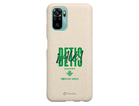 Funda Móvil Oficial Real Betis Fc Compostable Base para Xiaomi Redmi Note 10S Global PHONECASES3D