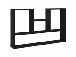 Maison Exclusive - Estantería De Pared De Roble Negro, 99x15x60 Cm, Madera De Ingeniería
