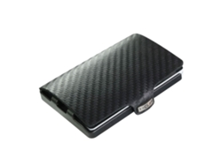 Tarjetero/portabilletes I-clip original de carbono negro 131100