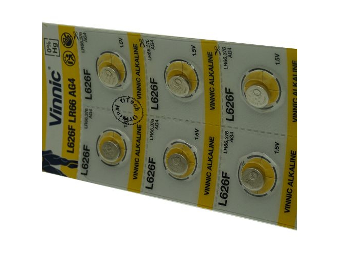 Juego de 10 Pilas OTECH Vinnic para JIS LR66