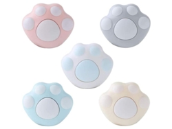Juego De 5 Ganchos Resistentes Con Diseño De Pata De Gato Para Un Montaje Decorativo Y Práctico En La Pared.
