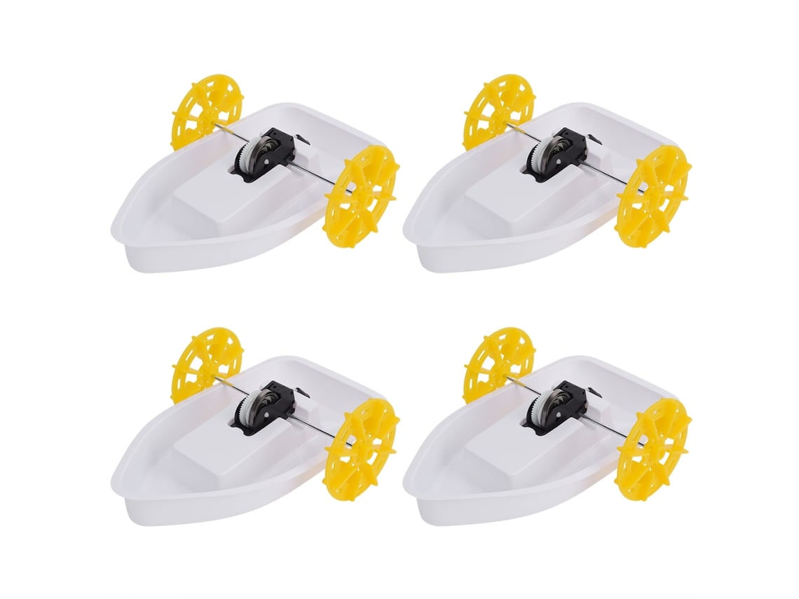 Ats-4 Piezas Juguete De Barco Anfibio Diy Para Montar Juguete Científico Educativo Modelo Niños