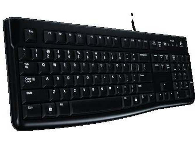Teclado LOGITECH K120 (Con Cable - Layout Ruso)