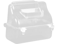 Comedero Transparente Para Palomas Inoomp Fabricado En Abs Con Función Antigoteo Para Un Fácil Control De La