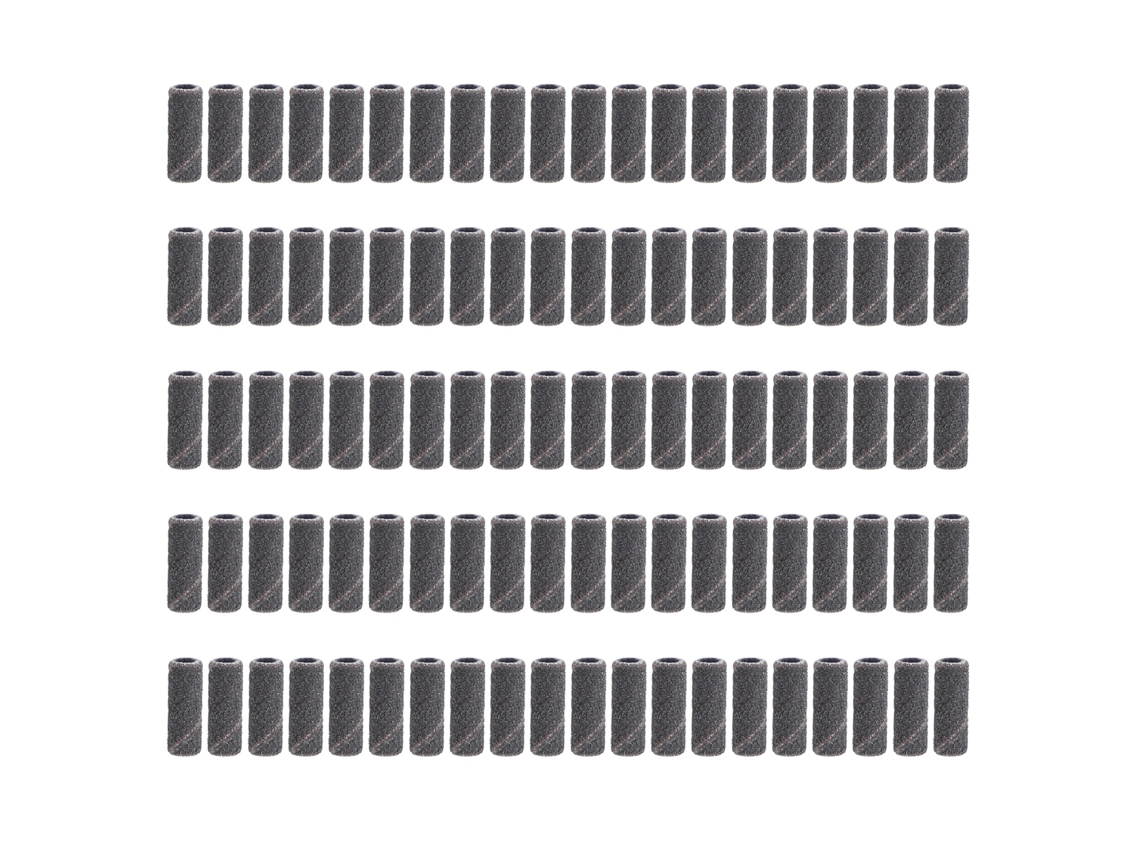 100 Mini Bandas De Lijado Profesionales Para Manicura Dremel, Grano 120.