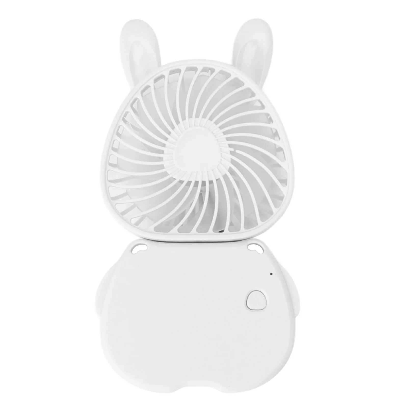 Ventilador De Cuello Plegable (blanco) Con Carga Usb