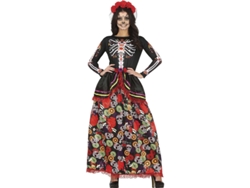 Disfraz de Mujer GUIRCA Catrina con Vestido Estampado  (L = 42/44)