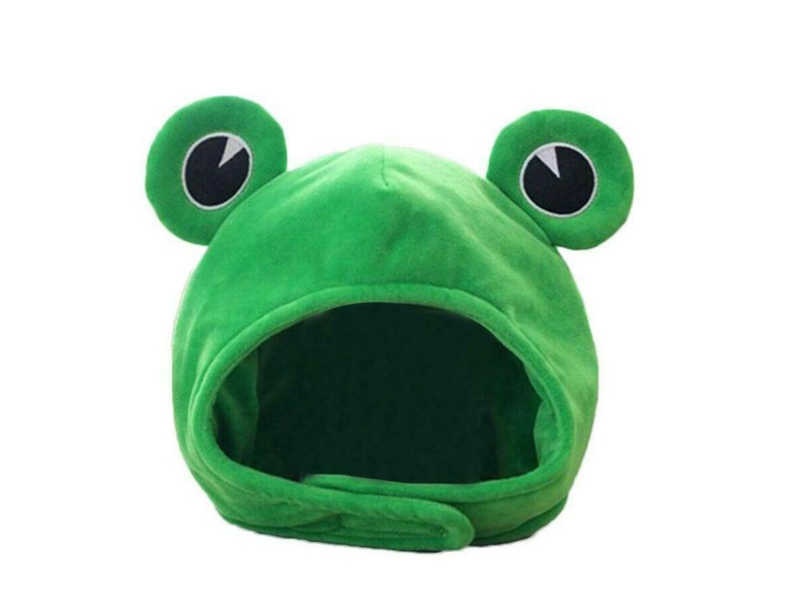 Adorable Y Divertido Gorro De Rana De Peluche Para Cosplay - Disfraz De Iar