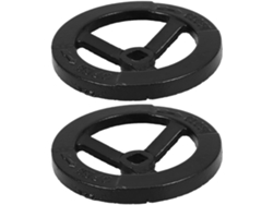 Juego De Volantes Hierro Dúctil Healeved 130 Mm Construcción Robusta Fabricada