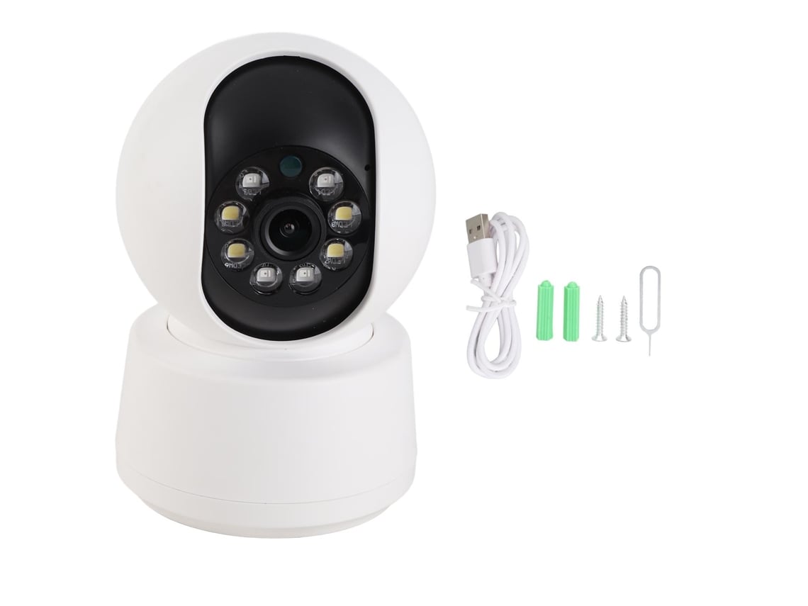 Monitor Para Bebés 1080p Hd Con Cámara, Seguridad Para El Hogar, Visión Nocturna, Rotación De 360°, Comunicación Bidireccional.
