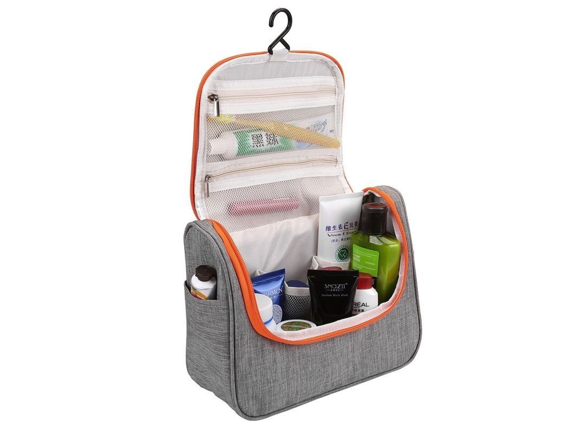 2026-bolsa De Toiletries Colgante Resistente Al Agua Con Bolsillos De Malla Para Viajes Hombre Mujer