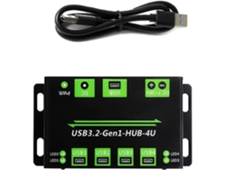 Concentradores Usb 3 Con 2 Expansiones De Cuatro Puertos, Alta Velocidad Y Diseño Integrado Para Aficionados.