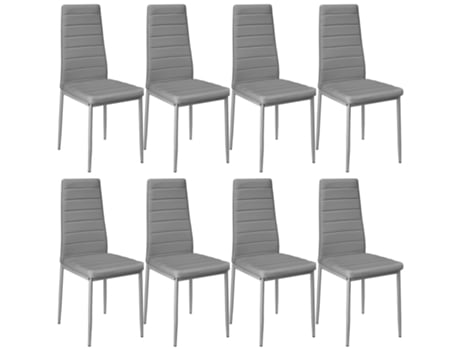 8 Silla TECTAKE De Comedor De Cuero Sintético