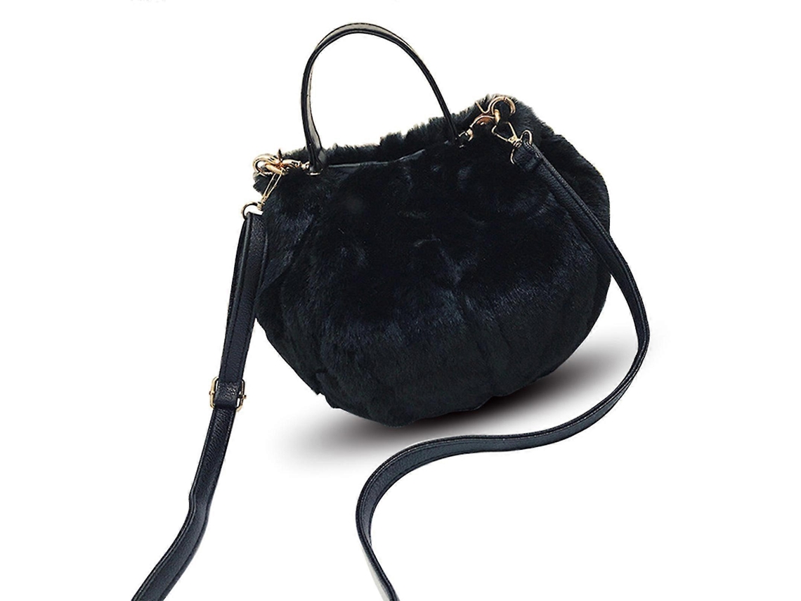 Bolsos de hombro para mujer, estilo bandolera, superficie afelpada, suaves, dulces, estilo casual, femeninos