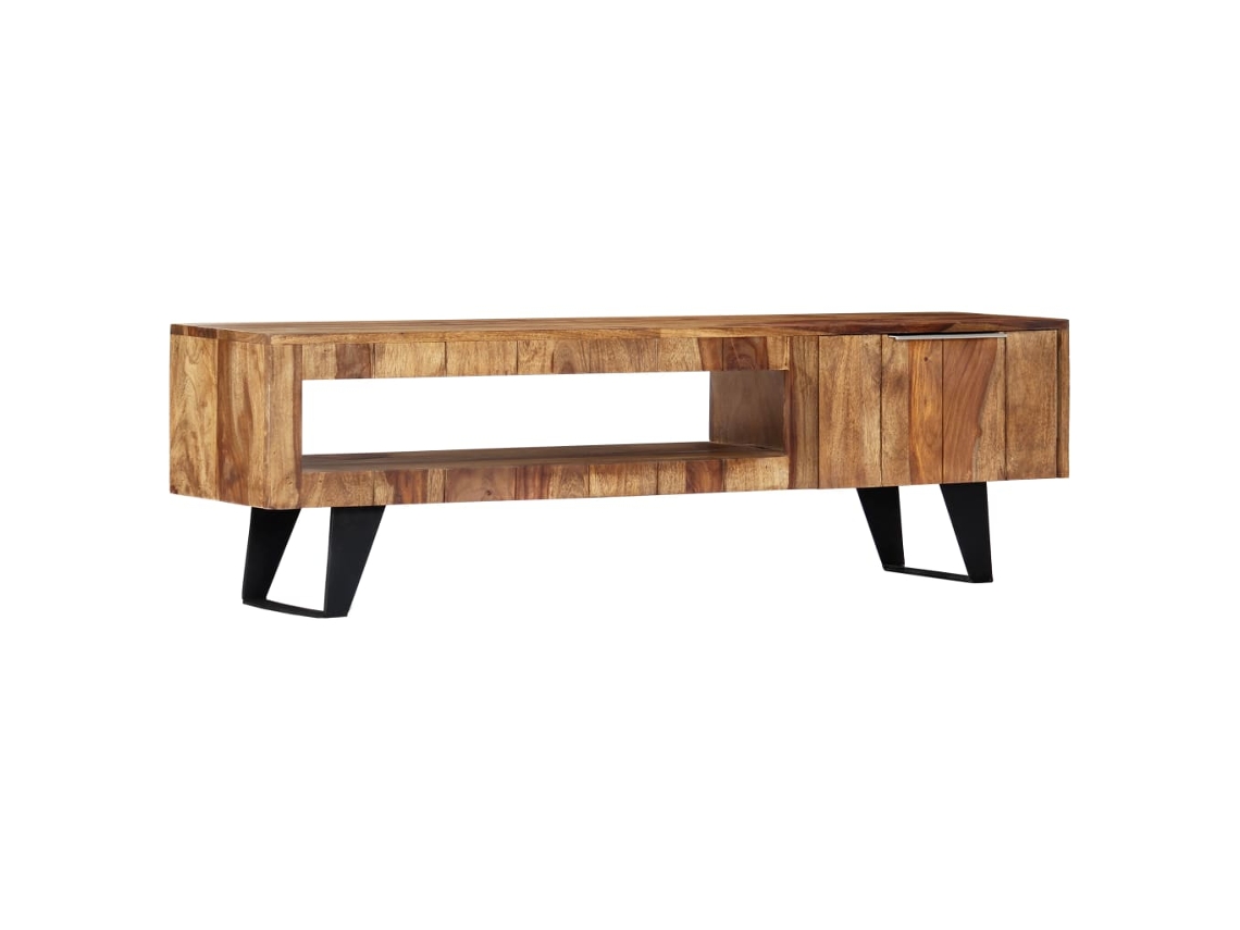 Mueble de Armario Tv 140X30X40 Cm Madera de Sheesham Maciza
