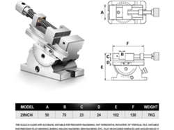 Étau De Précision À Mâchoires Plates, Rotatif 2 Pouces Et 3, Rotation 360, Angle Réglable