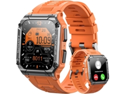 Reloj inteligente para hombre y mujer, con función de llamadas, monitor de actividad física con pantalla táctil de 1,95", monitor de frecuencia cardíaca y canales.