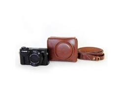Correa protectora de cuero sintético para cámara compatible con la cámara digital Canon PowerShot G7x Markii Facpoet